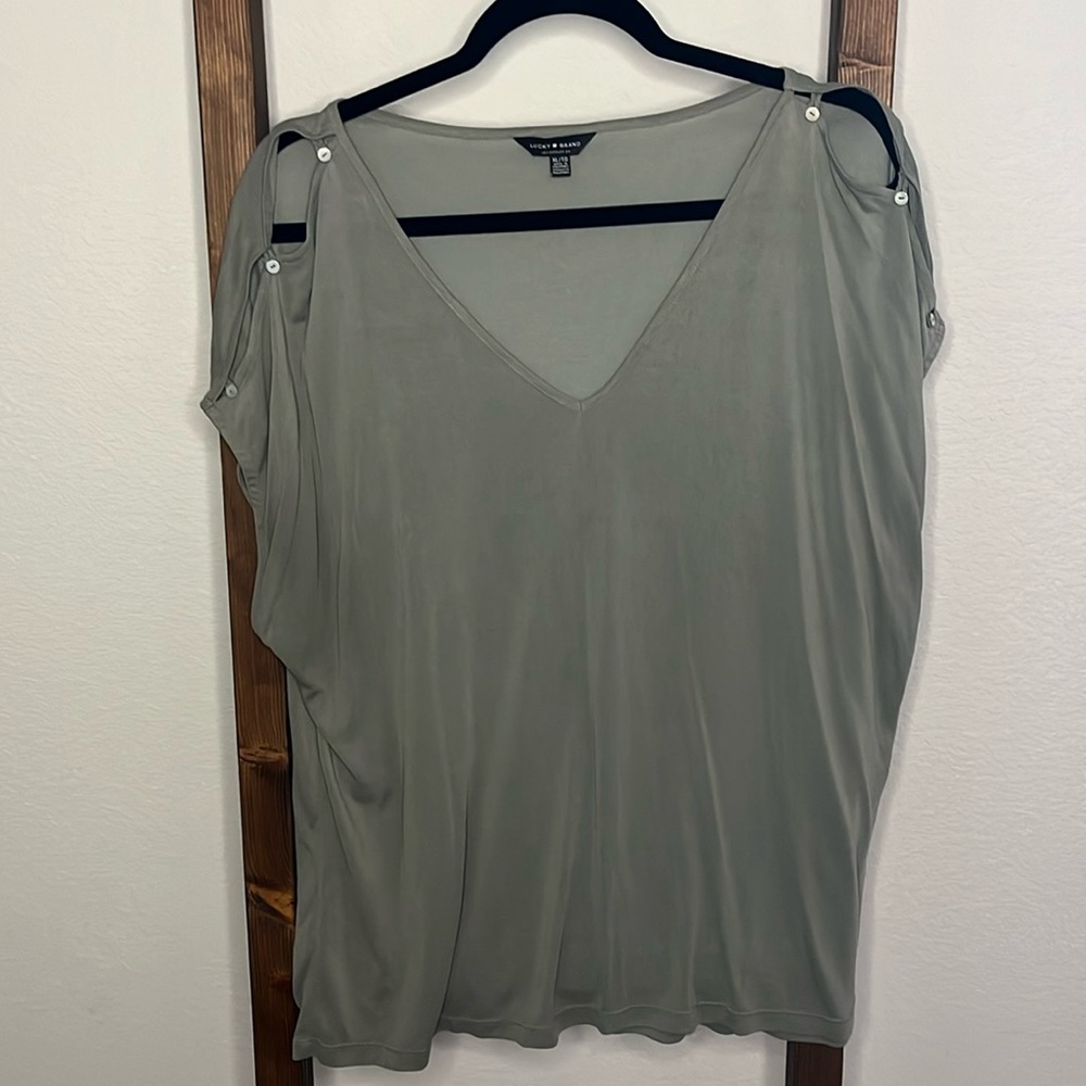 Lucky Brand Green Shirt